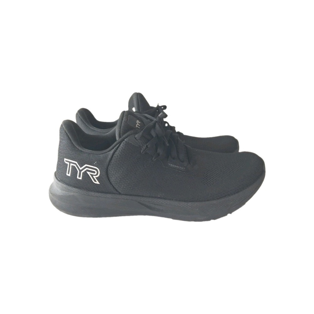 TYR Techknit RNR-1 Unisex Running Black Trainers Size Men 9.5  /Woman 11